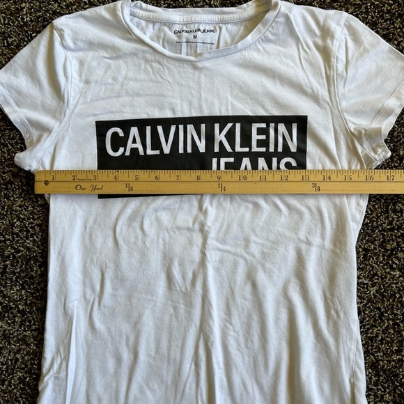 Calvin Klein White T-Shirt - Picture 2 of 4